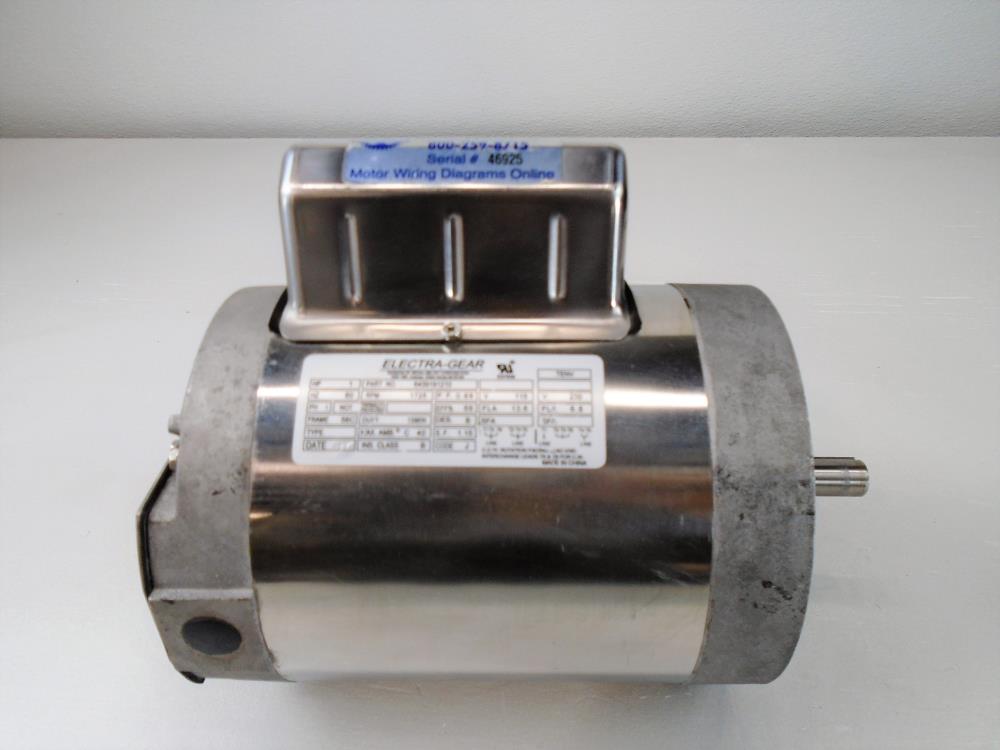 Electra-Gear 1HP Stainless Electric Motor 6439191210